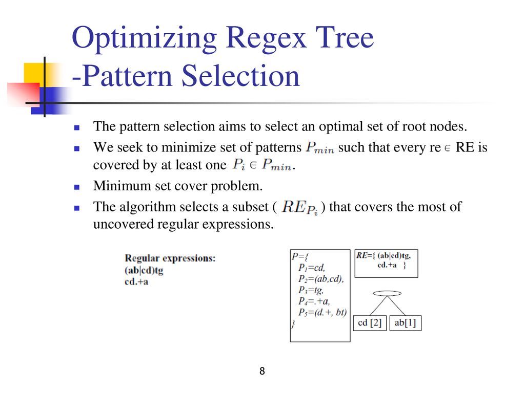 Selective Regular Expression Matching - ppt download