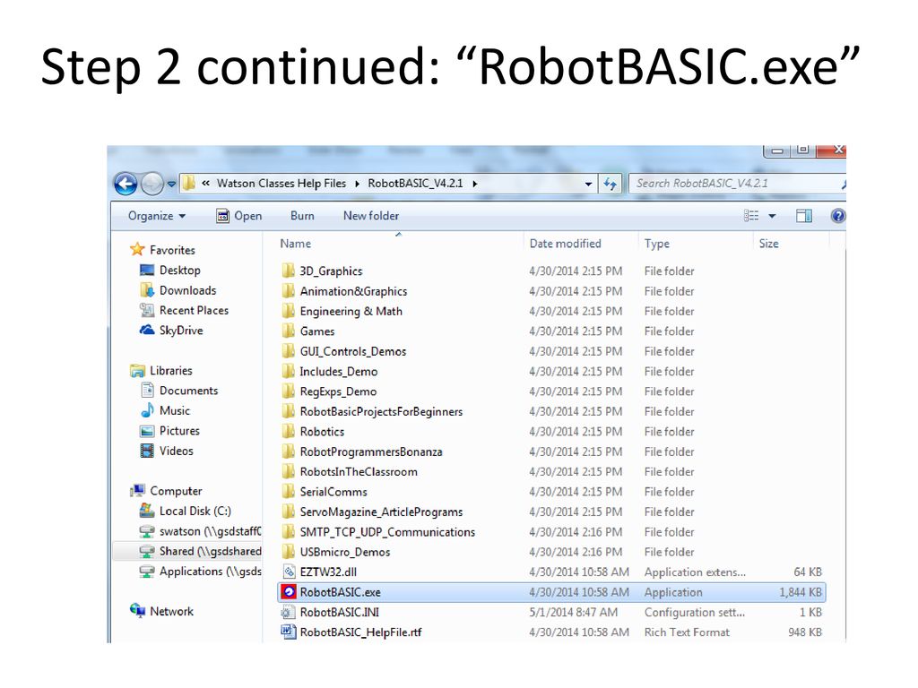 Programming Lab 2 Robot Basic Lessons 1 and 2 - ppt download