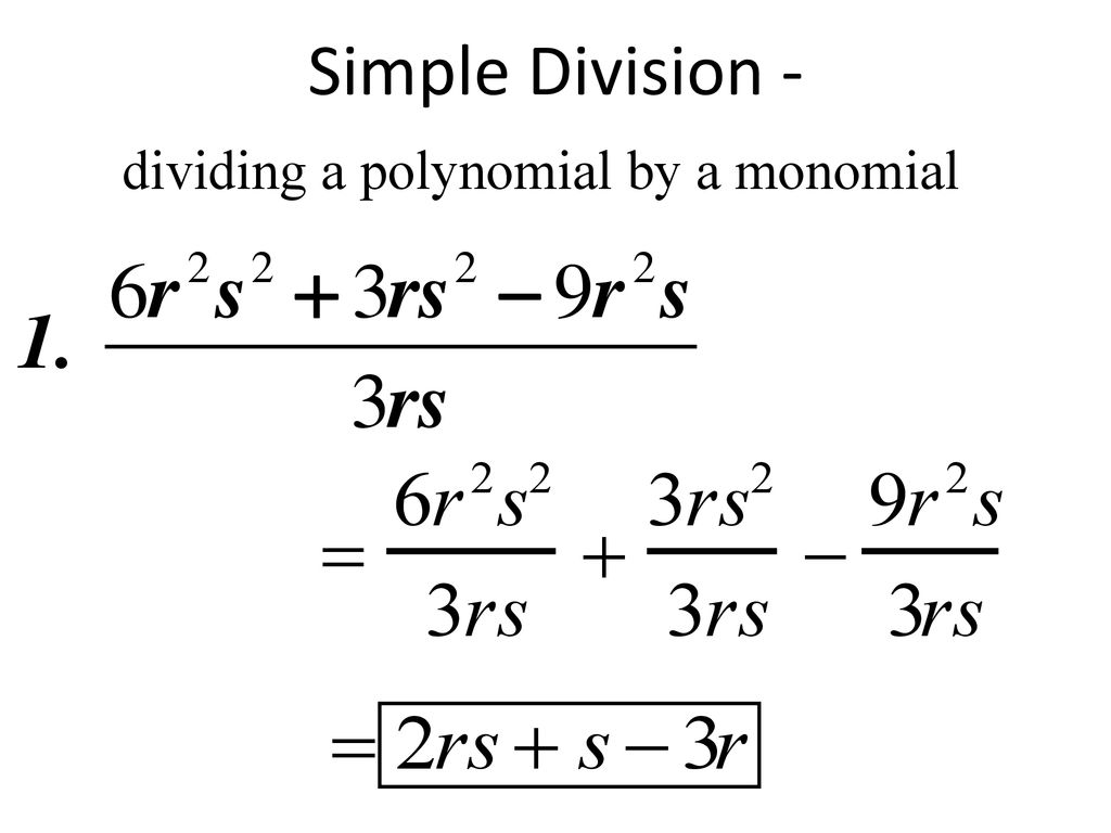 Dividing Polynomials. - ppt download Pertaining To Division Of Polynomials Worksheet