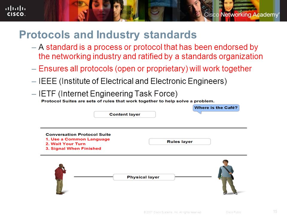 Protocols and Industry standards