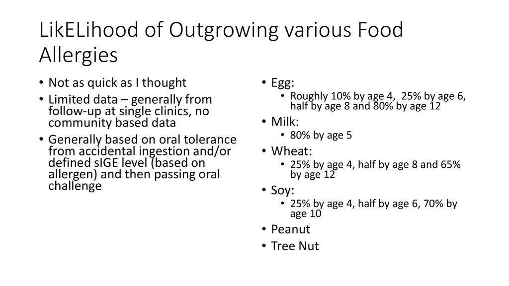 Food Allergies: Diagnosis & Management - ppt download