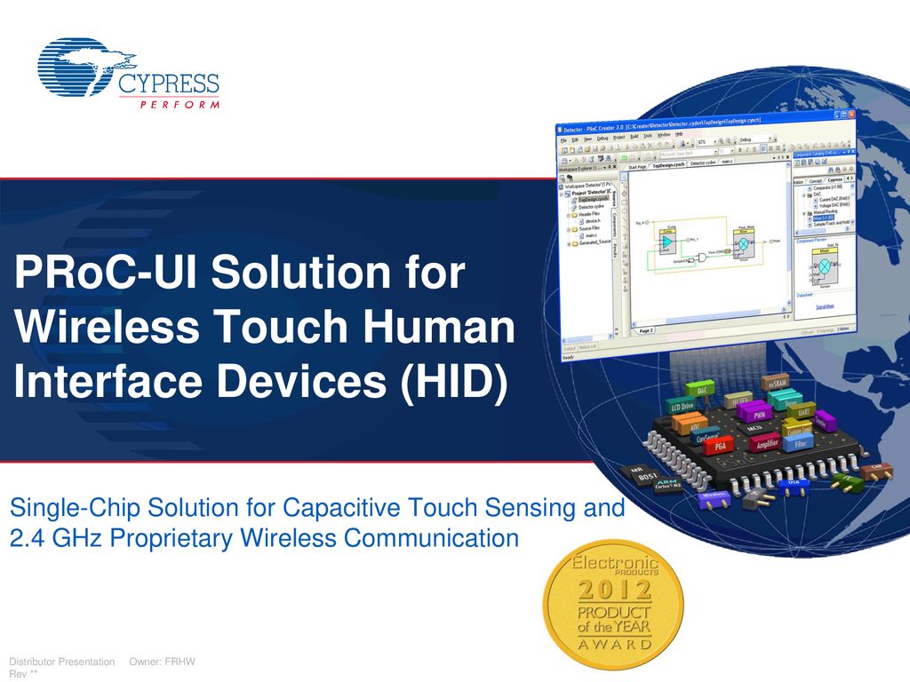 PRoC-UI Solution for Wireless Touch Human Interface Devices (HID)