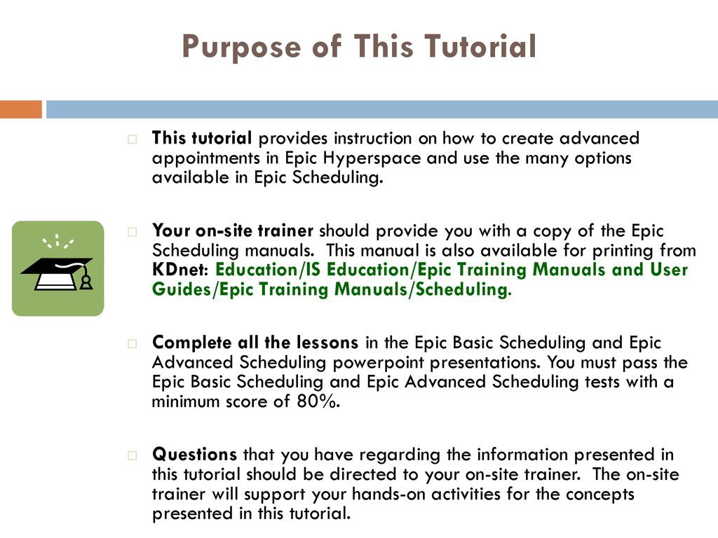 Lesson 1 epic advanced appointment scheduling ppt download