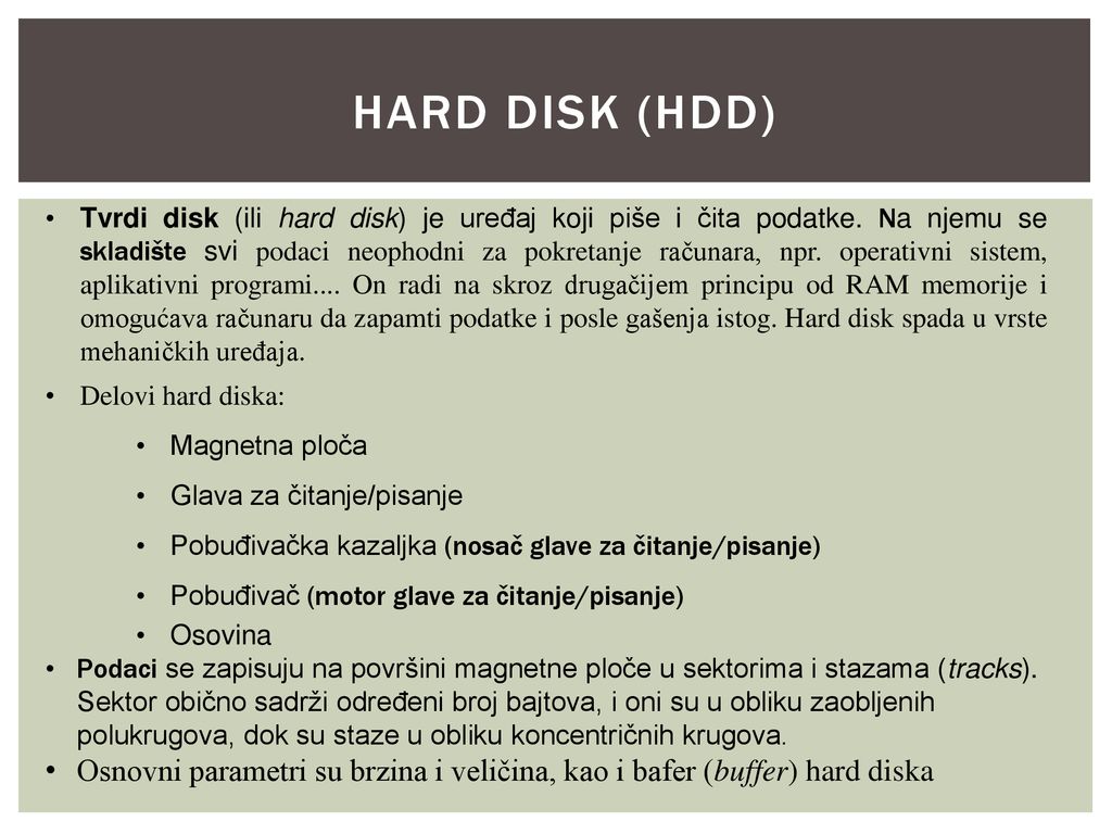 Hard disk (HDD)