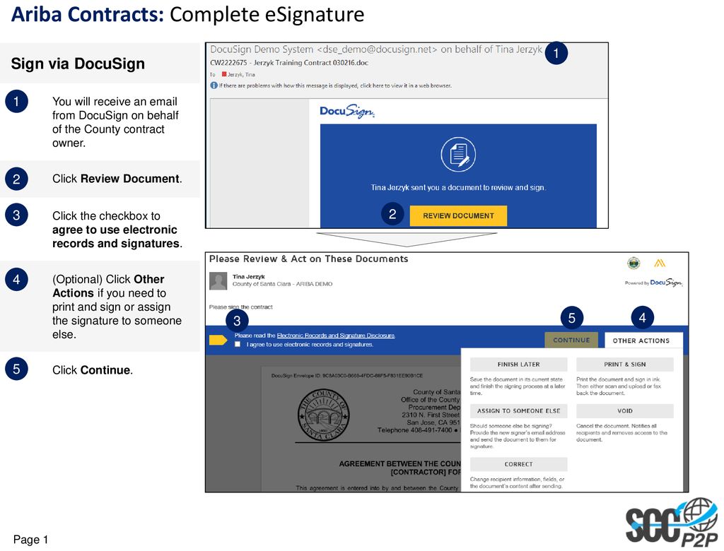 docusign on behalf of someone else