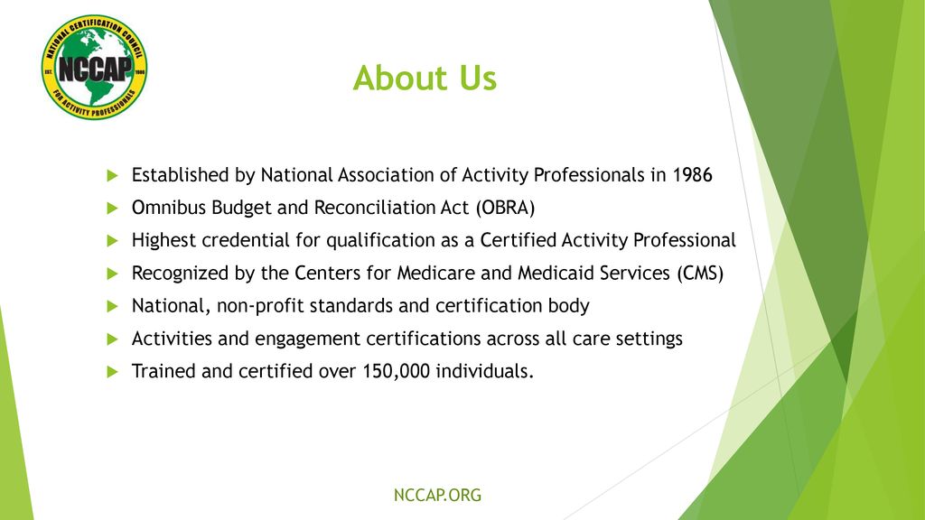 National Certification Council For Activity Professionals