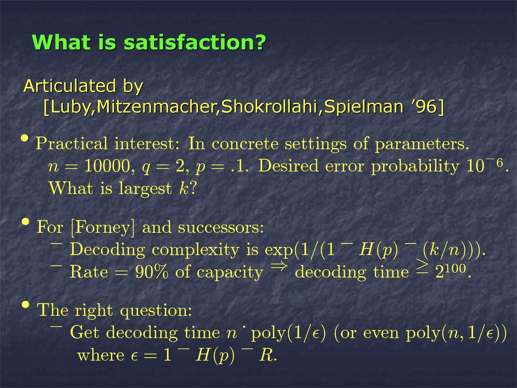 Error Correcting Codes Ppt Download