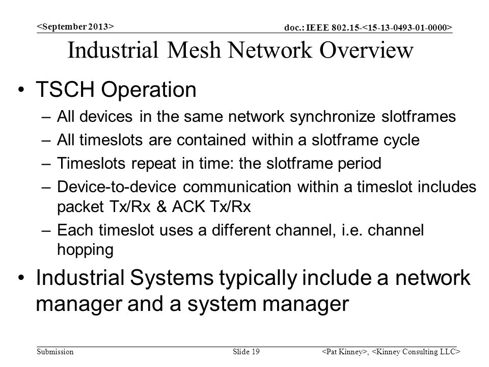 Industrial Mesh Network Overview