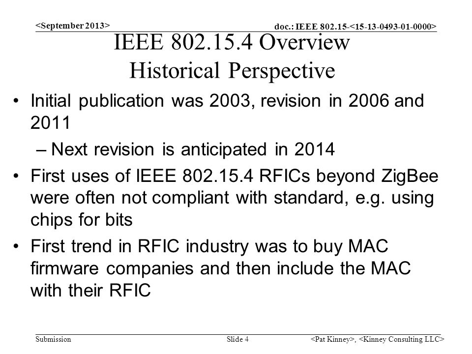 IEEE Overview Historical Perspective
