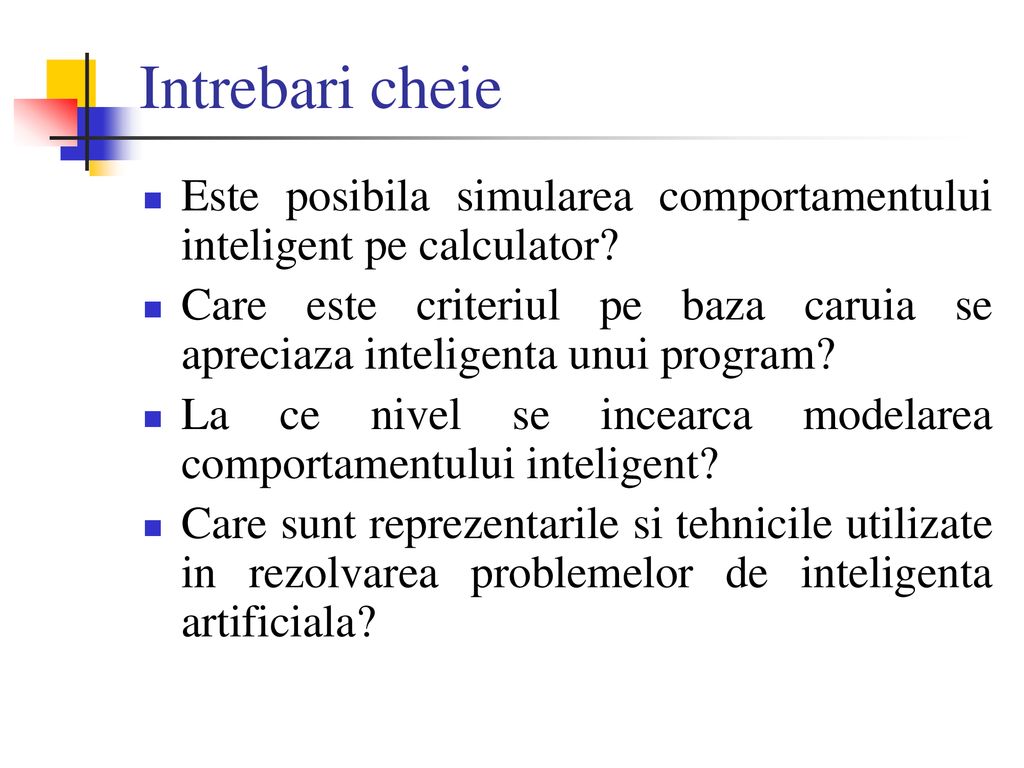 Inteligenta Artificiala Ppt Download