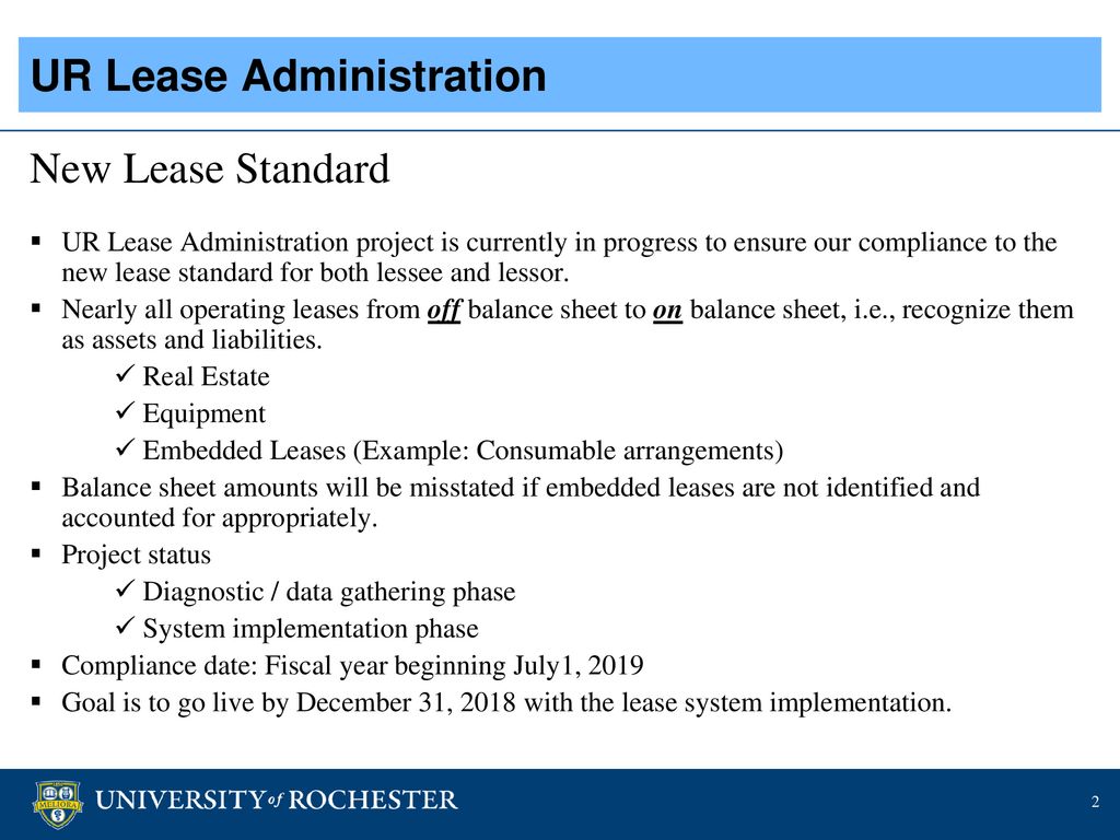 UR Lease Administration Communication March ppt download