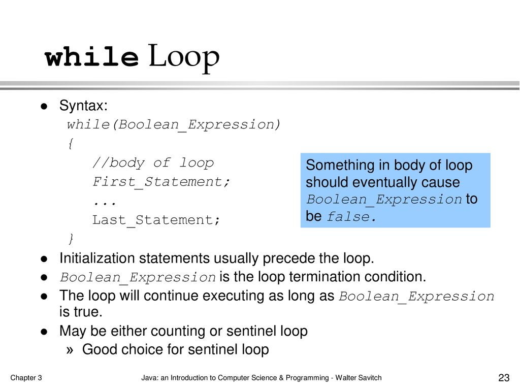 Branching Loops exit(n) method Boolean data type and expressions - ppt ...