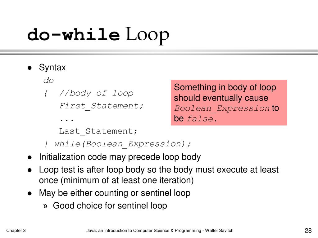 Branching Loops exit(n) method Boolean data type and expressions - ppt ...