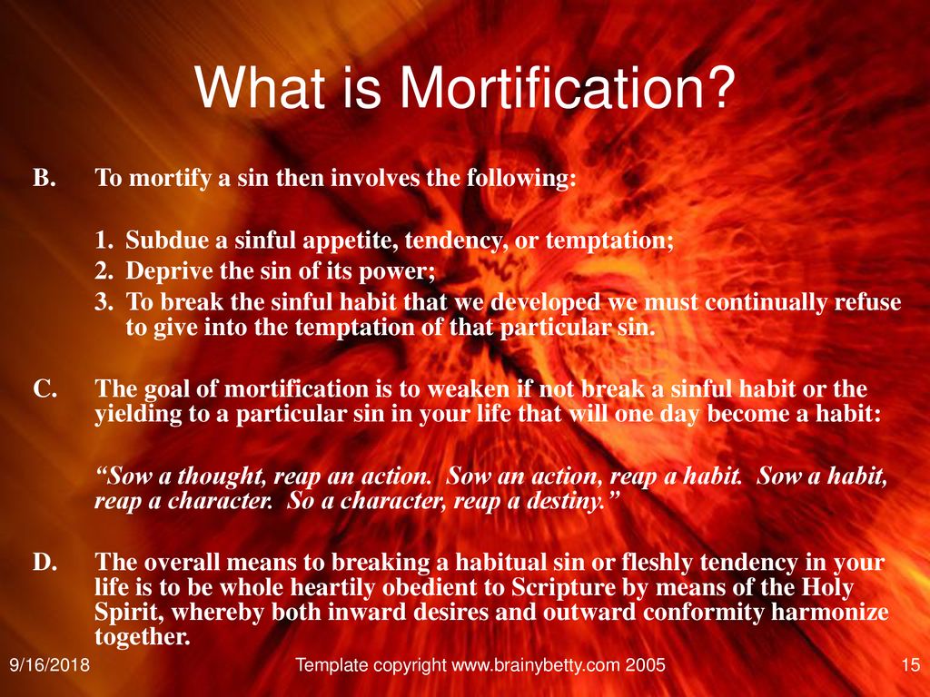 Mortify Definition