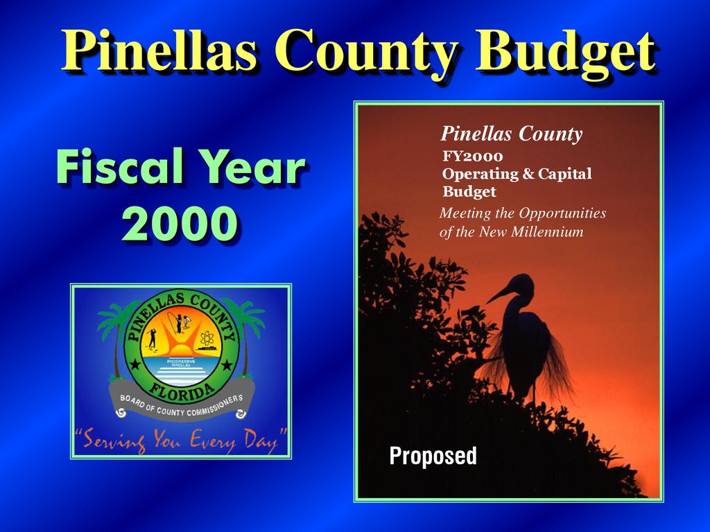 Pinellas County Budget ppt download