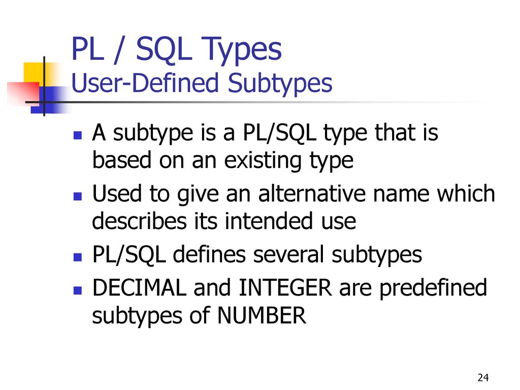 Pl sql basics chapter ppt download