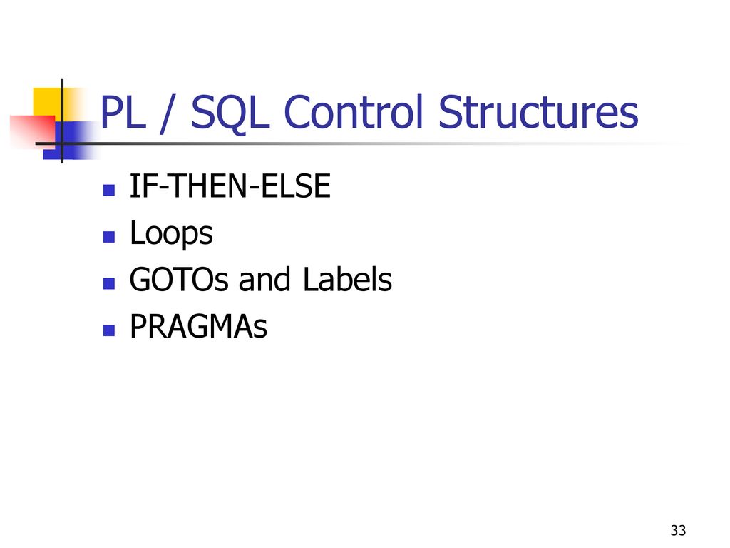 Pl sql basics chapter ppt download
