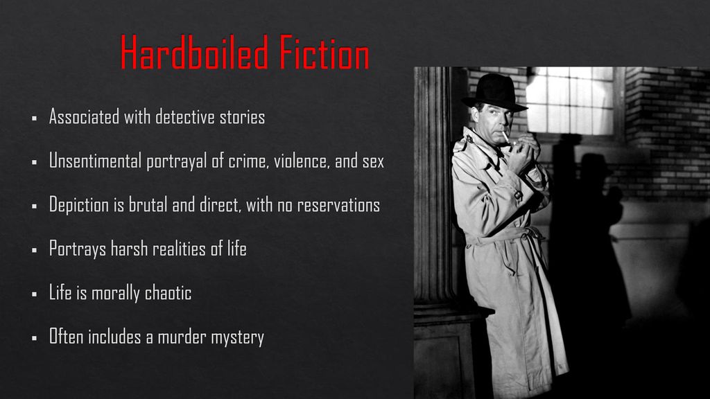 Film Noir and Hard-Boiled Crime Stories - ppt download