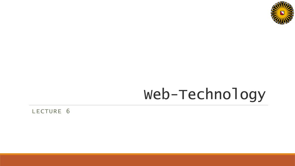 Web-Technology Lecture ppt download