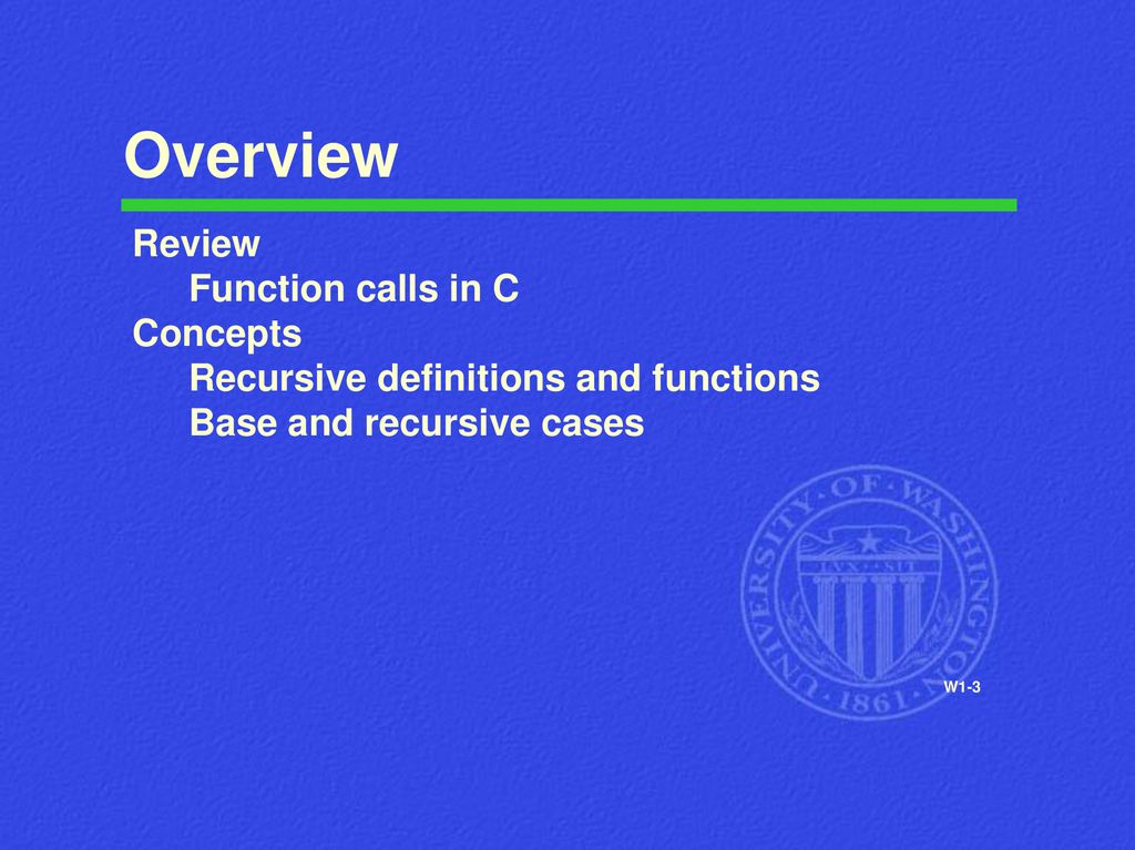 University of Washington Computer Programming I - ppt download