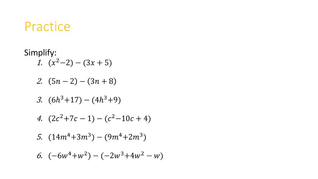 Polynomials And Factoring Ppt Download
