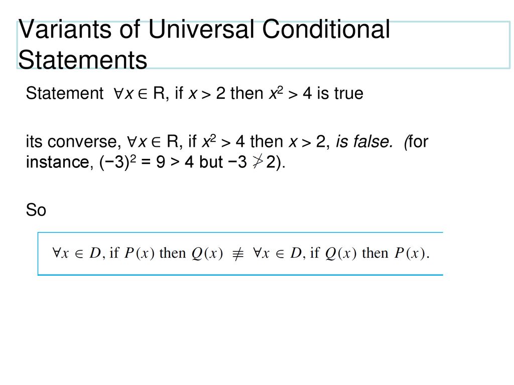 Chapter 3 The Logic Of Quantified Statements Ppt Download Chapter 3 The Logic Of Quantified Statements Ppt Download