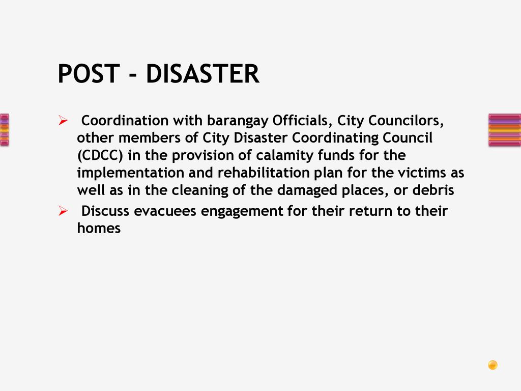 POST - DISASTER