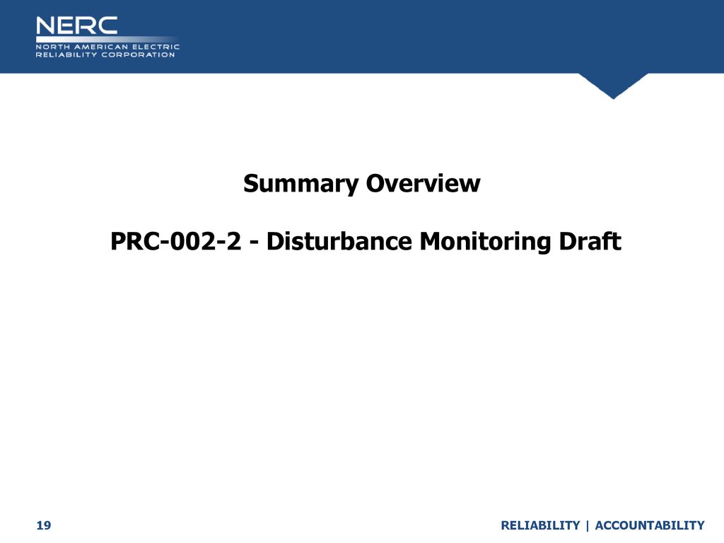 Summary Overview PRC Disturbance Monitoring Draft
