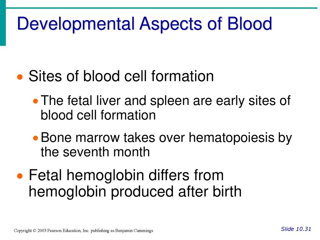 Developmental Aspects of Blood