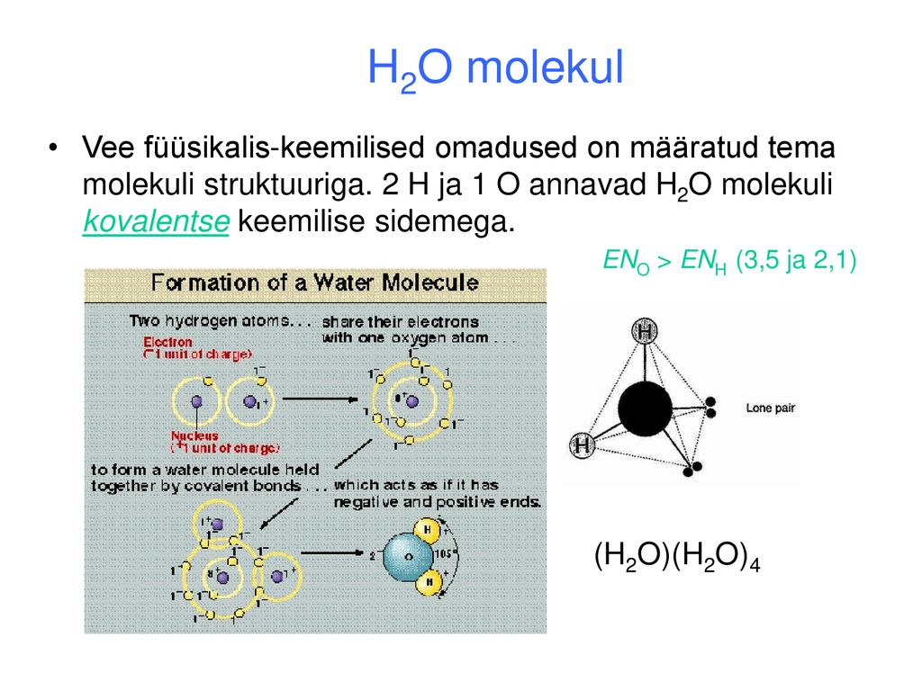 H2O molekul