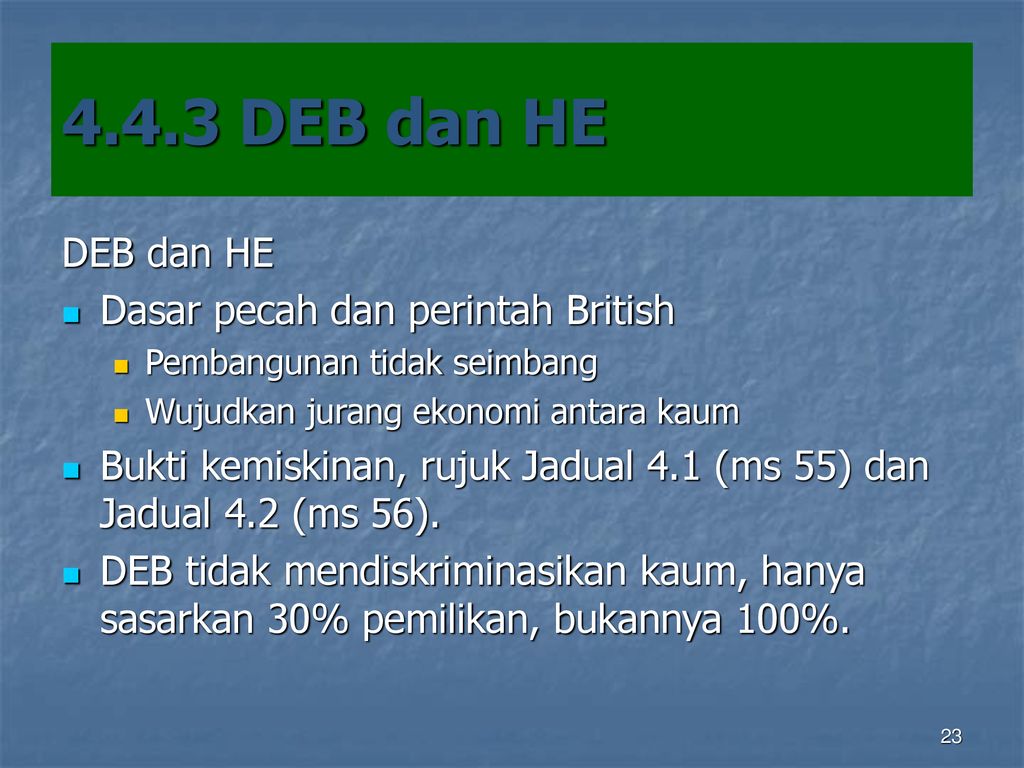Pembangunan Ekonomi Dalam Konteks Hubungan Etnik Di Malaysia Ppt Download