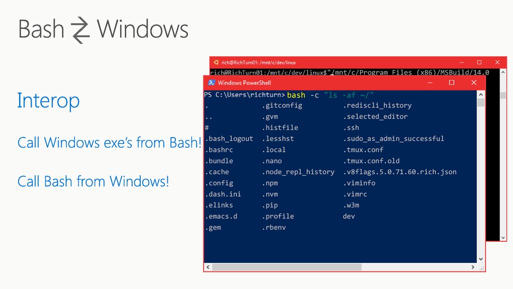 Improvements to bash on windows and the windows console ppt download