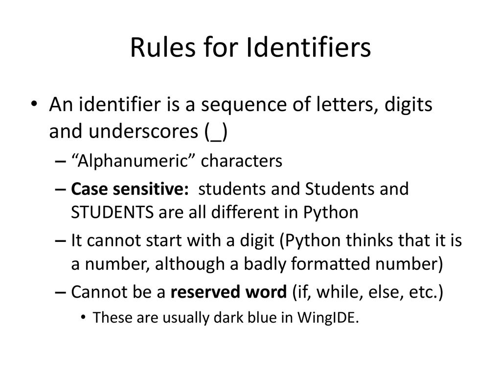 CS 115 A First Look at Python - ppt download