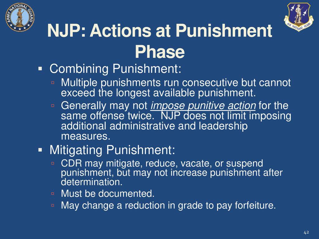 Njp Punishment Chart