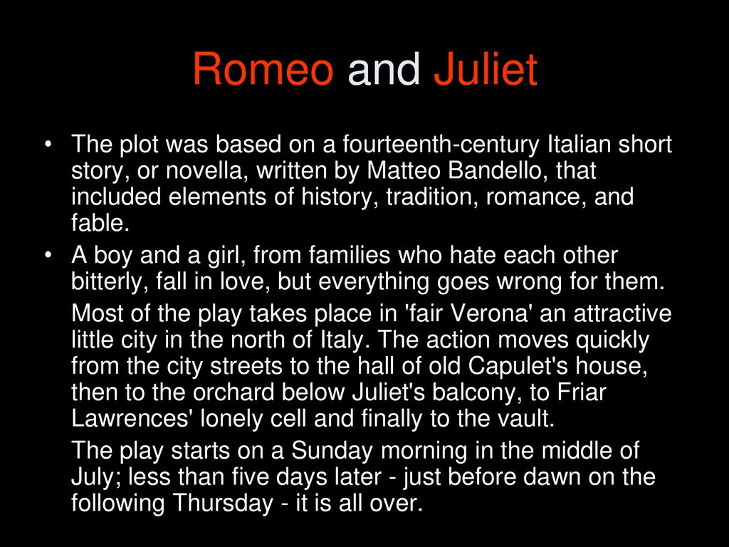 Romeo and Juliet William Shakespeare - ppt download