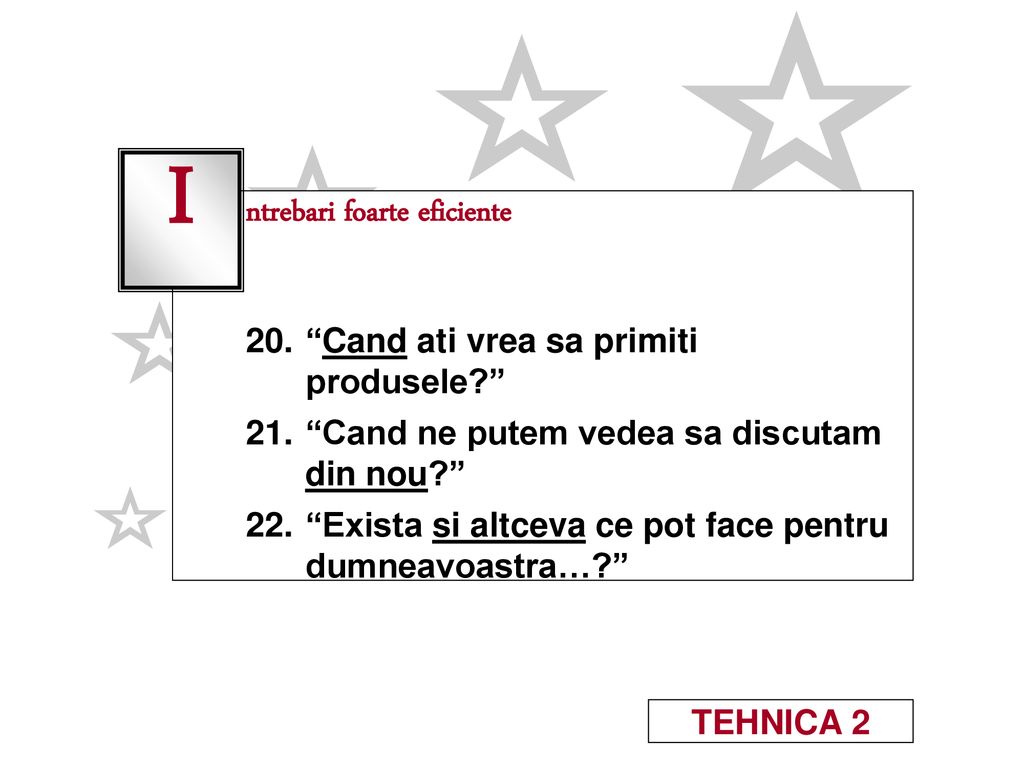T Ehnici De Vanzare Prezentate De Raluca Felea Product Trainer