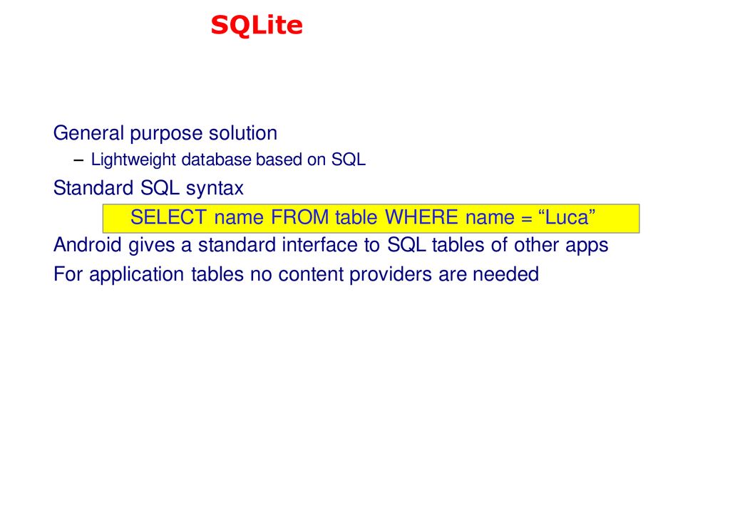 Programming with android ppt download