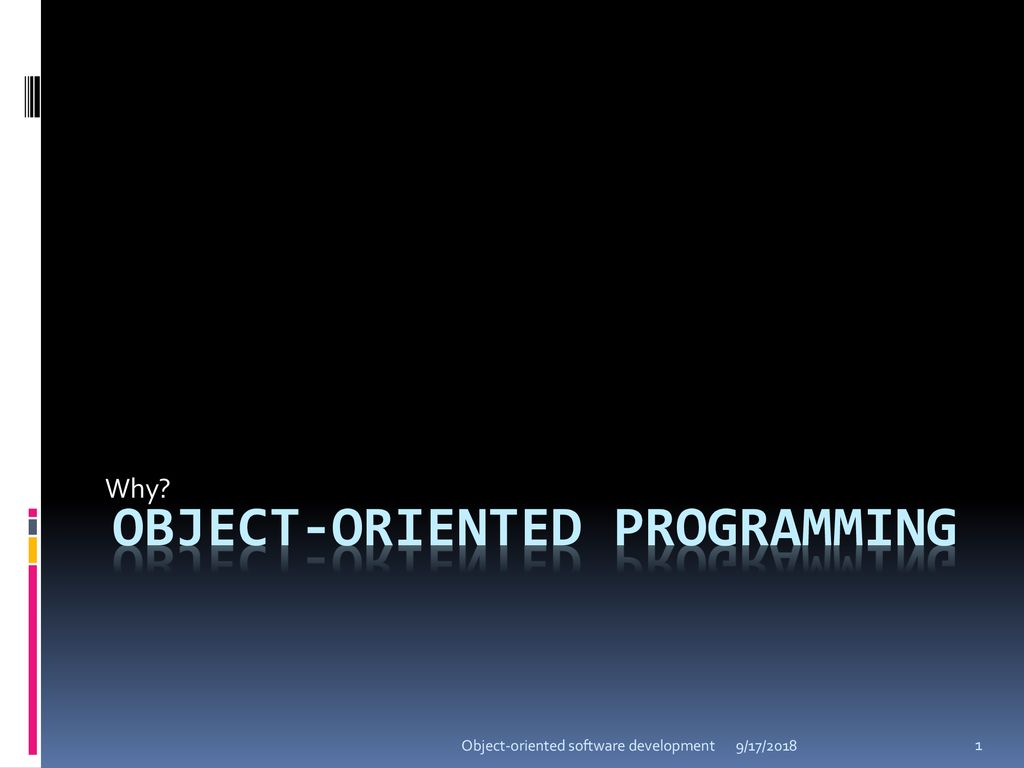 Object-Oriented Programming - ppt download