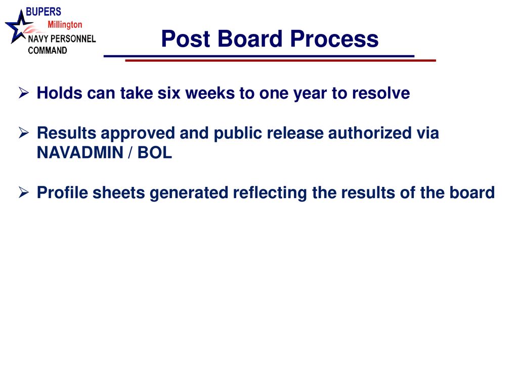 Navy Personnel Command Enlisted Selection Boards Pers 803 Ppt Download