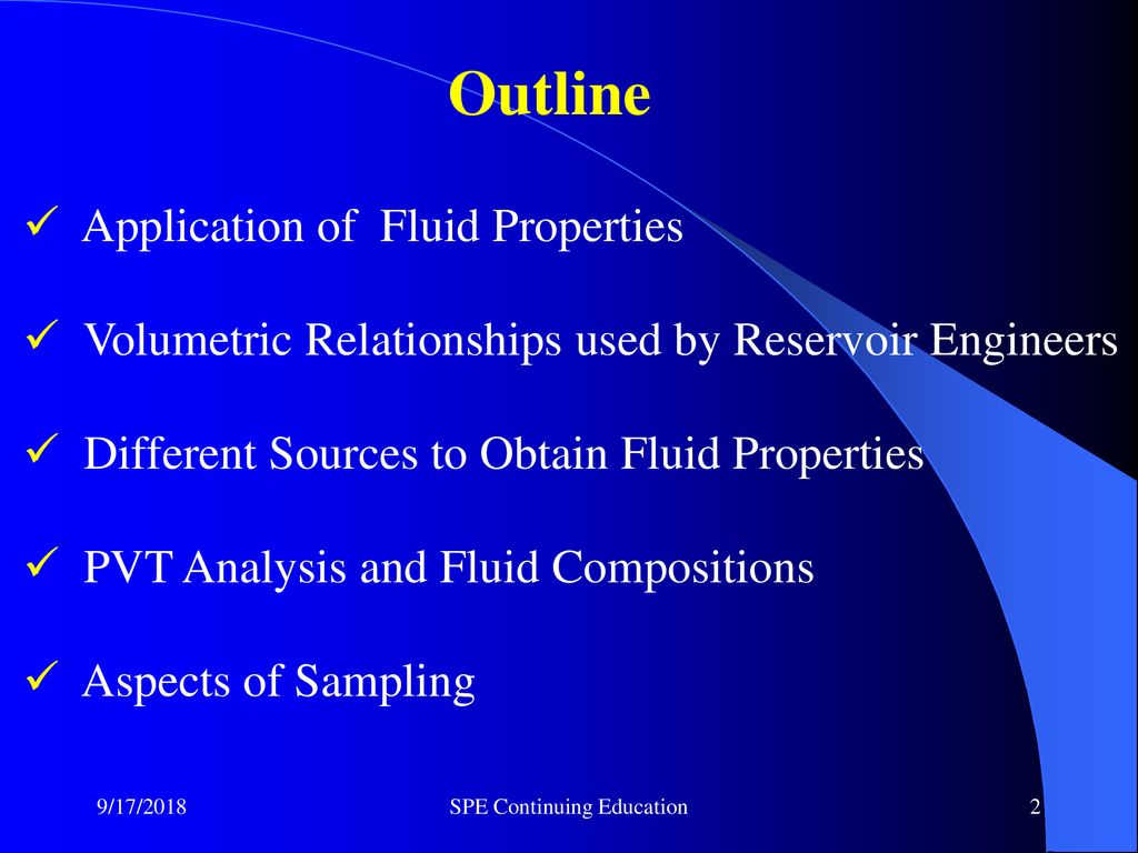 Understanding Hydrocarbon Fluid Properties and Behavior - ppt download