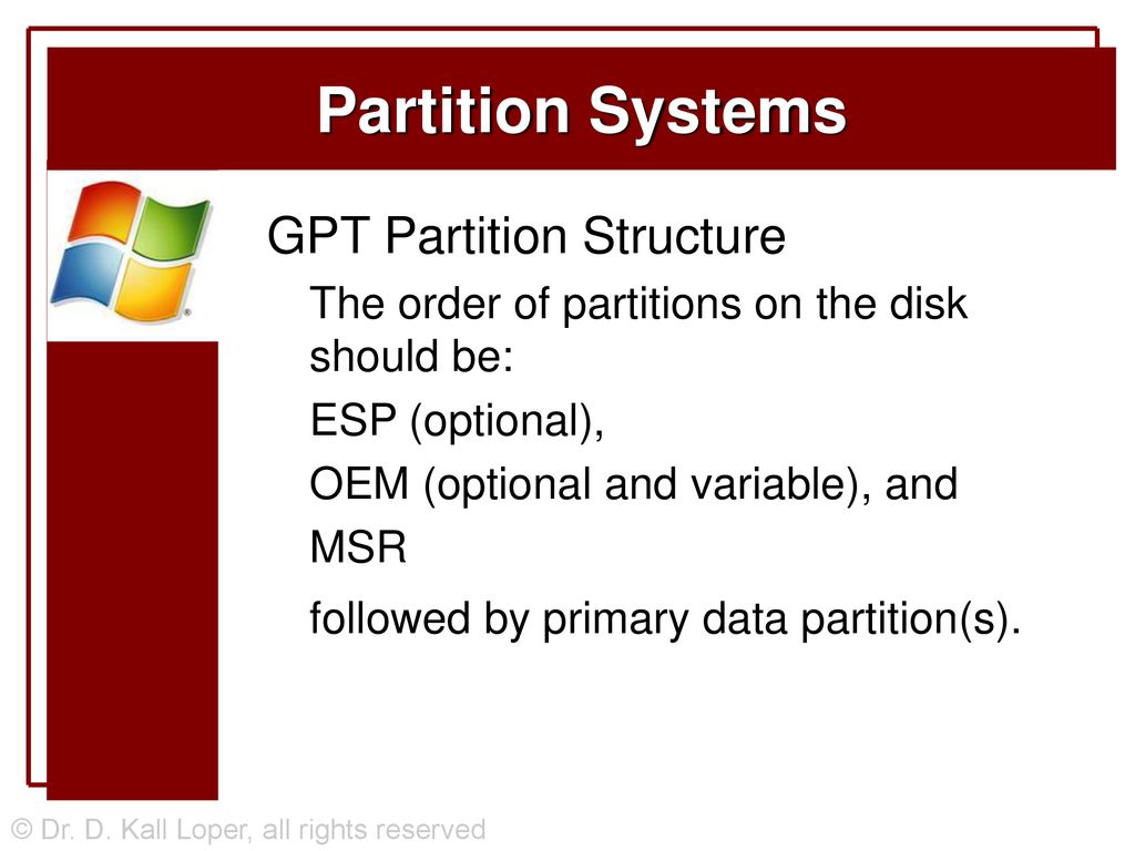 File Systems and Partitioning Systems - ppt download
