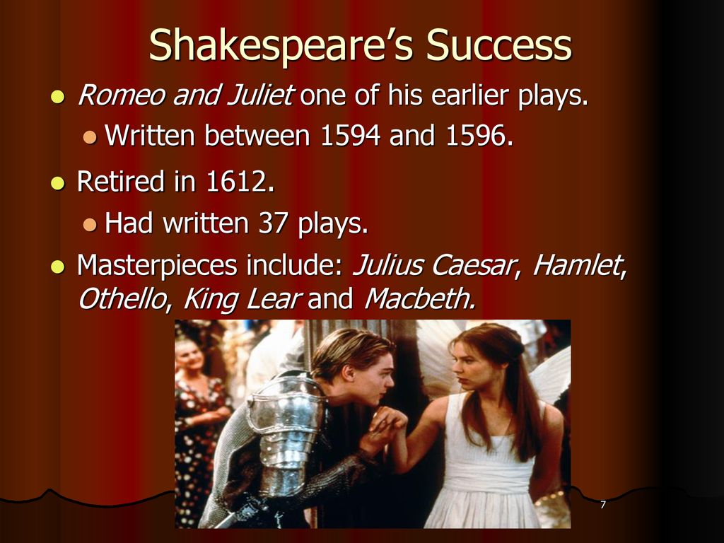 Shakespeare’s Success
