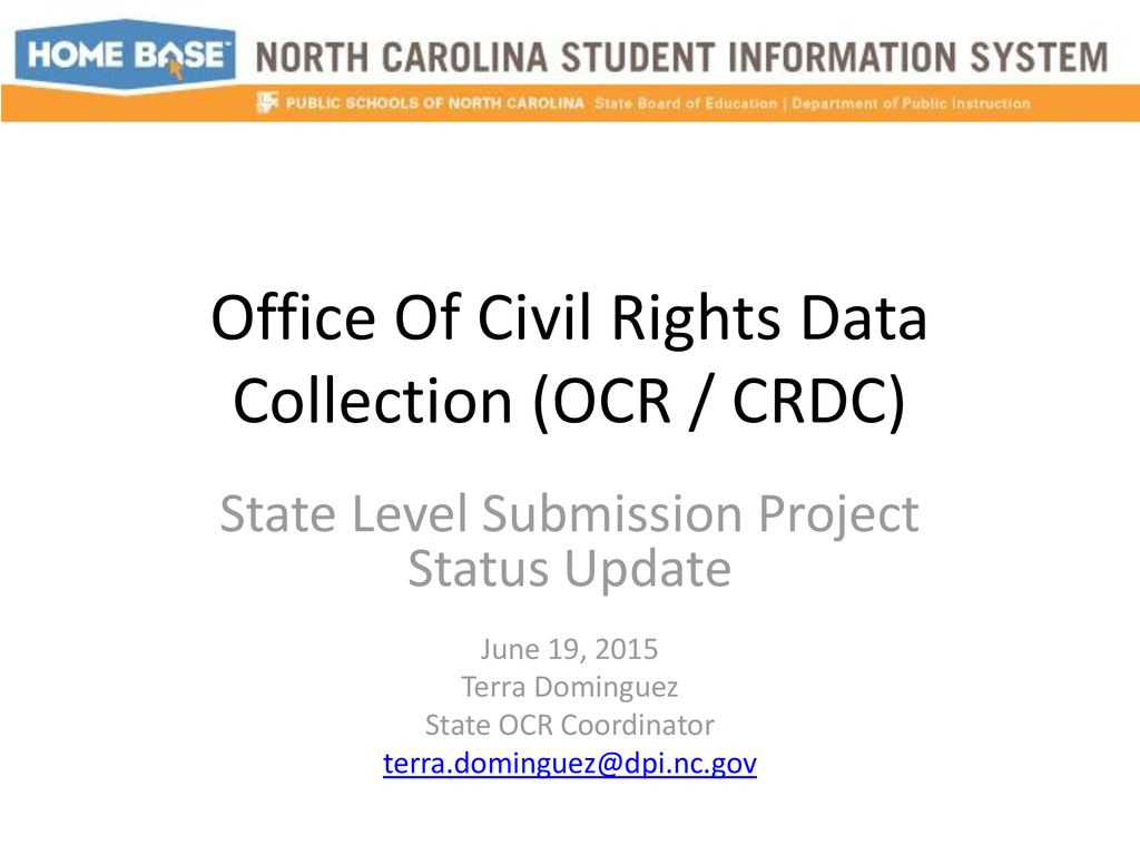 Office Of Civil Rights Data Collection (OCR / CRDC)