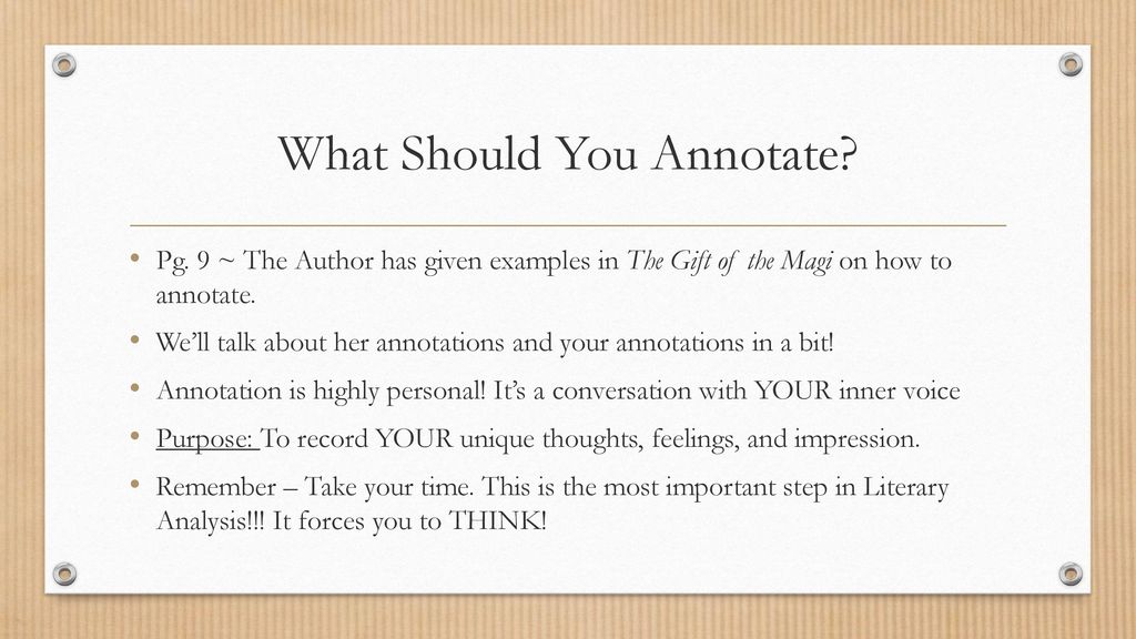 What Should You Annotate