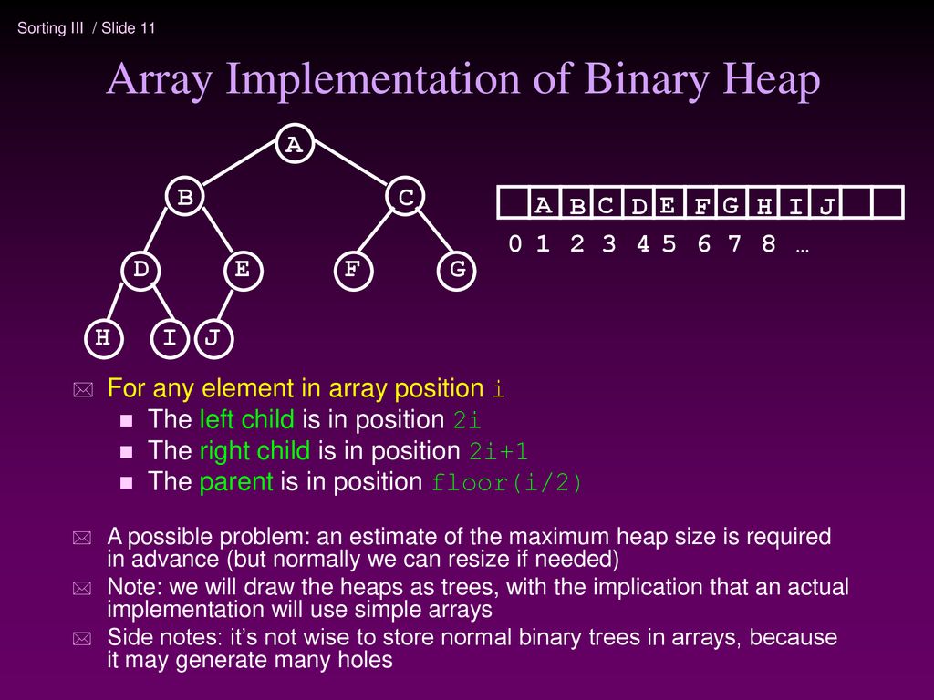 Heaps, Heap Sort, and Priority Queues - ppt download