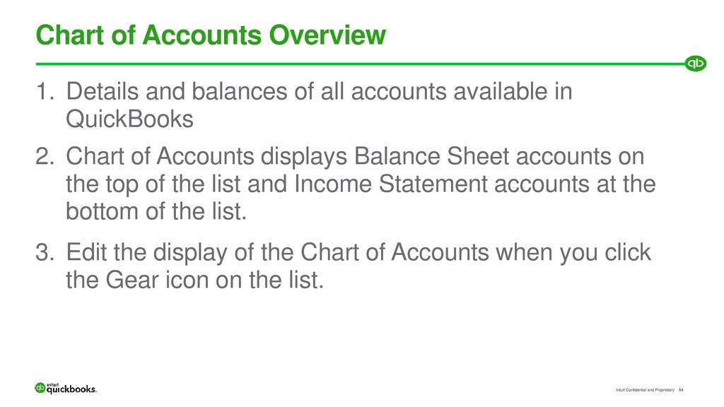 Quickbooks Chart Of Accounts For Lawn Care