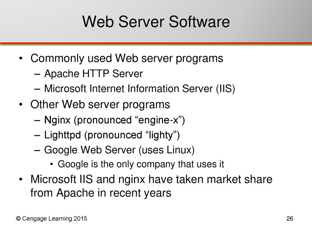 Web Server Hardware and Software - ppt download