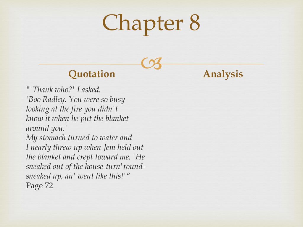 chapter 8 to kill a mockingbird summary