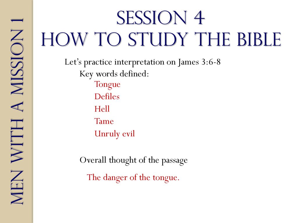 Men With A Mission 1 A Men S Discipleship Class Ppt Download