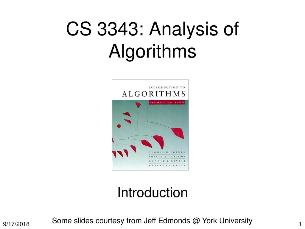 CS 3343: Analysis of Algorithms - ppt download
